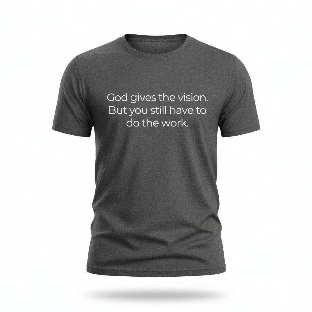 'God Gives Vision' Short Sleeve Tee
