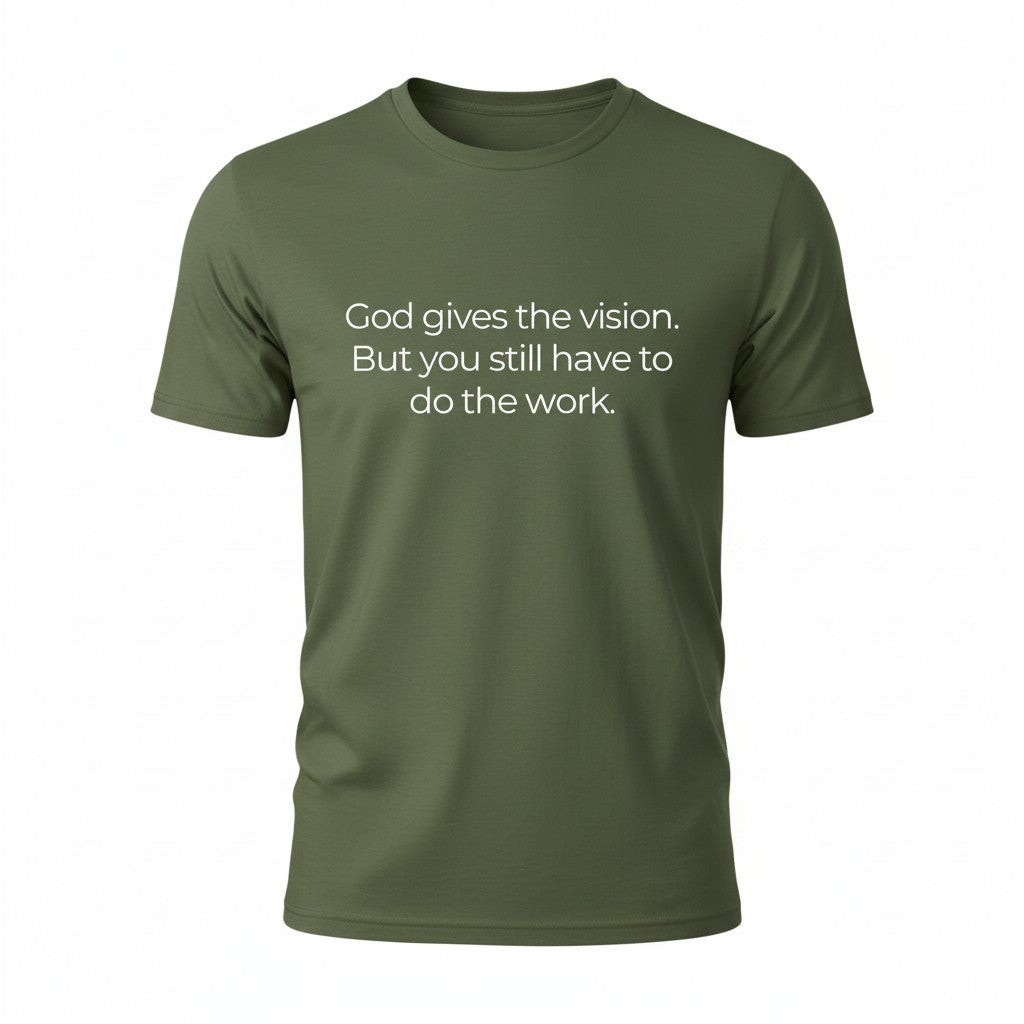 'God Gives Vision' Short Sleeve Tee