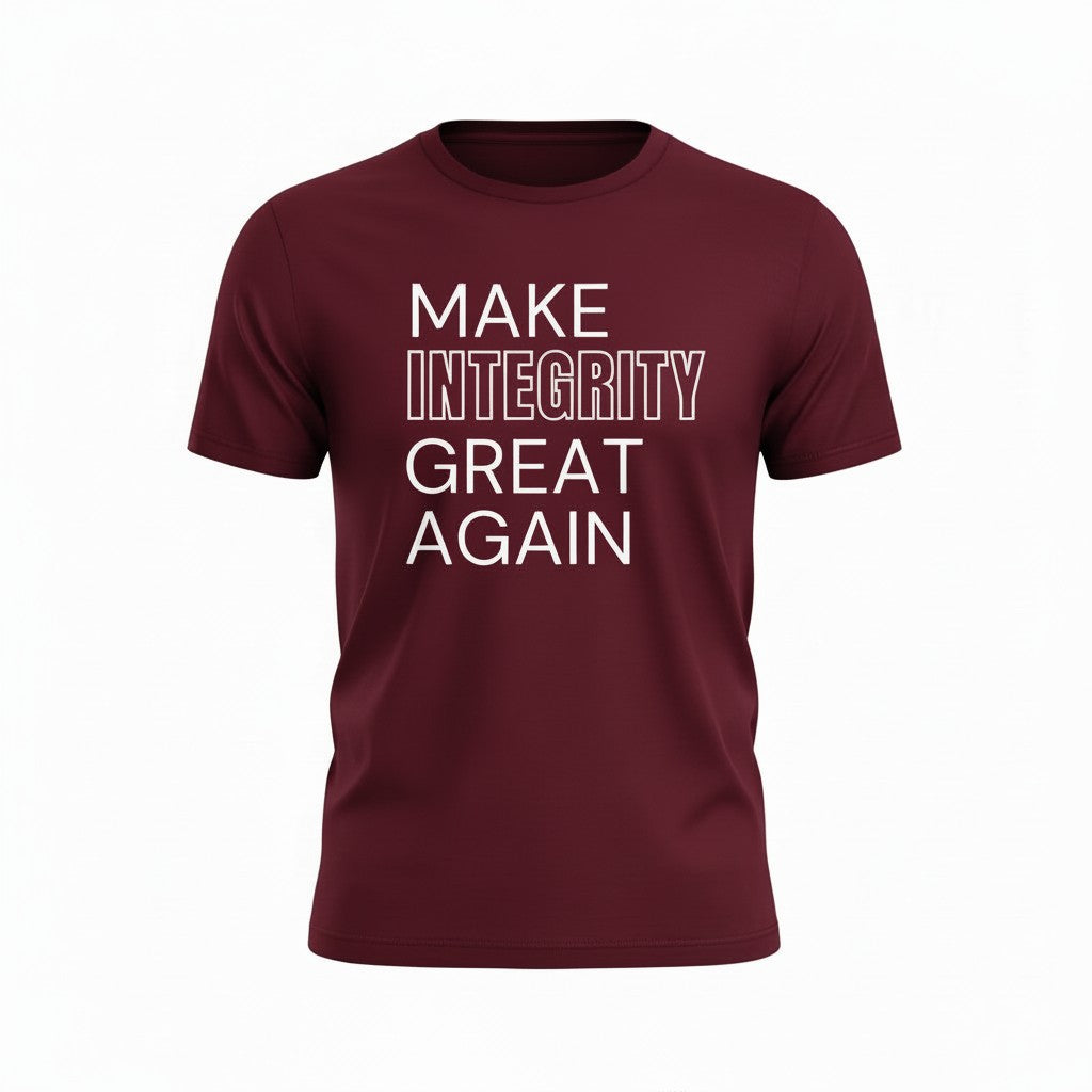 'Make Integrity Great' Short Sleeve Tee
