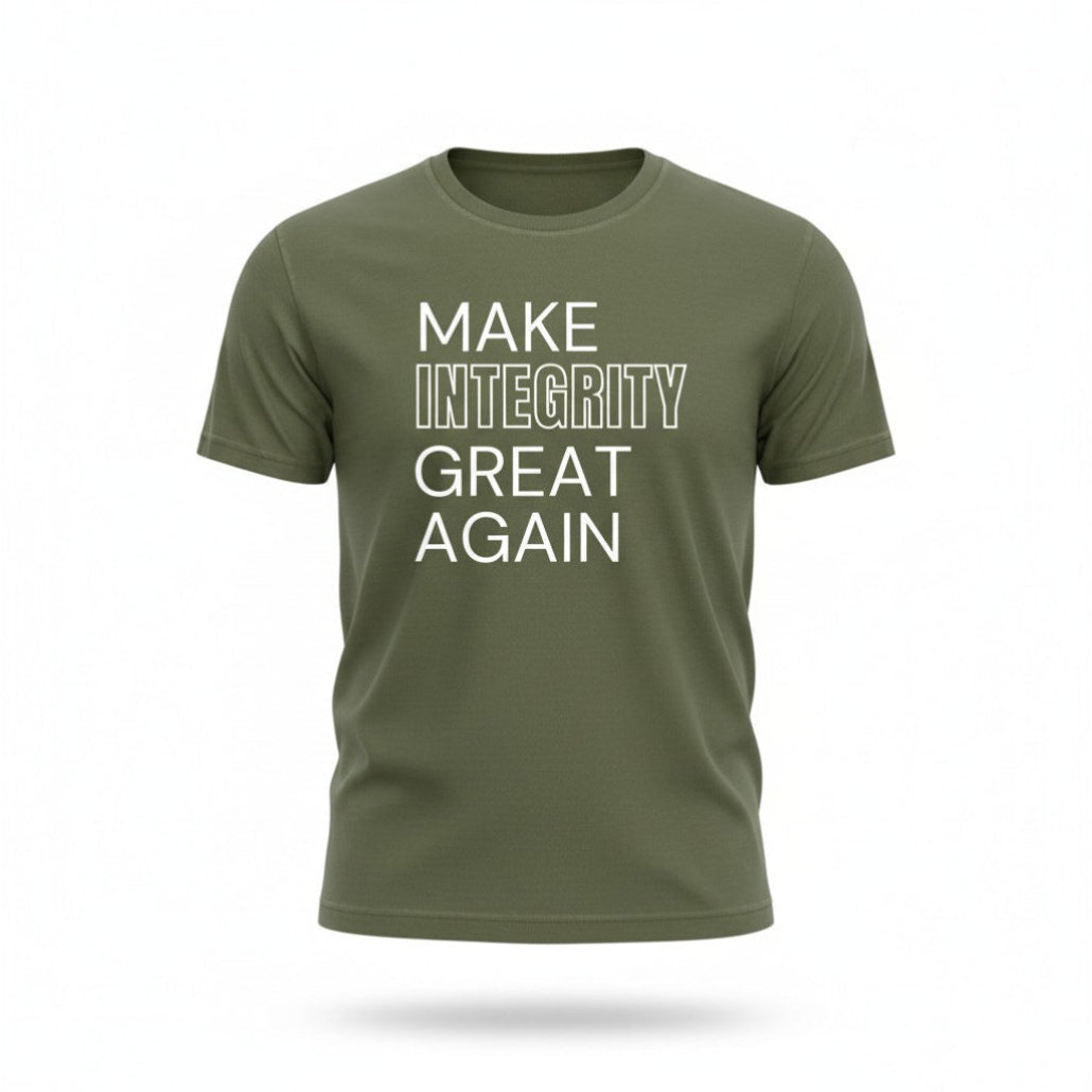 'Make Integrity Great' Short Sleeve Tee