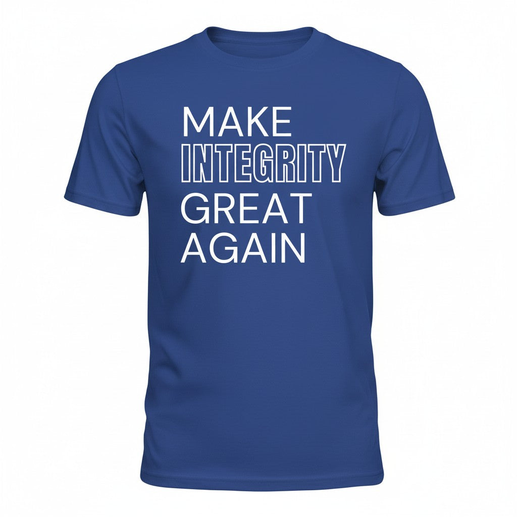 'Make Integrity Great' Short Sleeve Tee